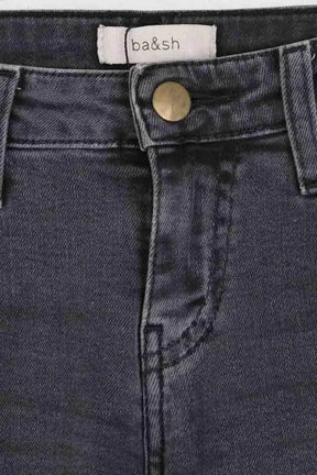 Jean slim Ba&Sh Anthracite en Coton
