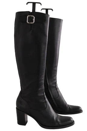 Bottes Free Lance Noir en Cuir