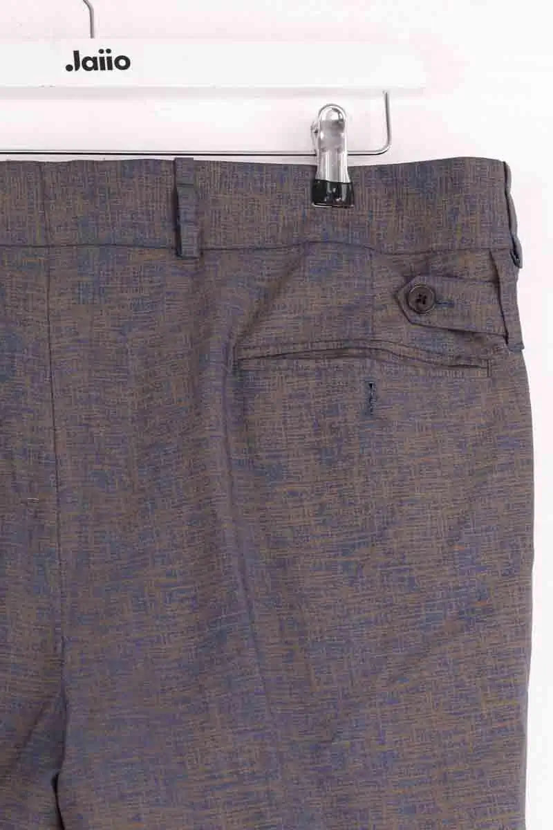 Pantalon droit Salvatore Ferragamo Bleu en Laine