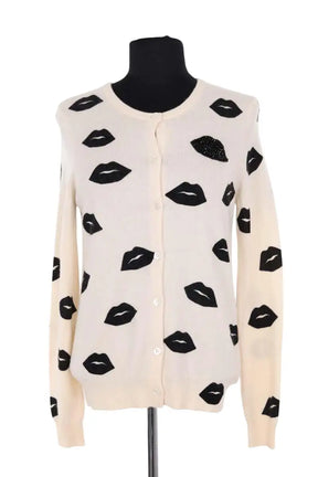 Cardigan Eric Bompard Ecru en Cachemire, taille S - Seconde Main