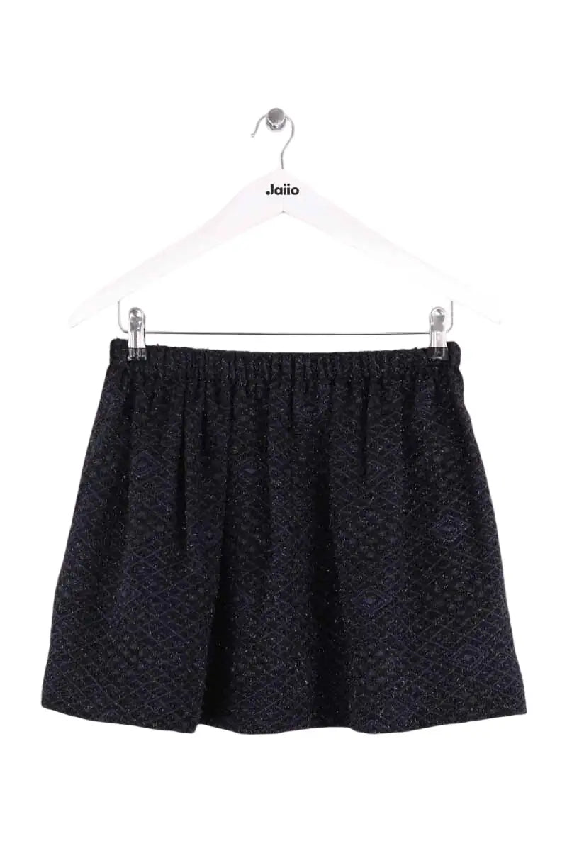 Mini jupe Maje Marine en Synthétique, taille XXS - Seconde Main