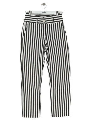 Pantalon droit Ginette Garde  Noir