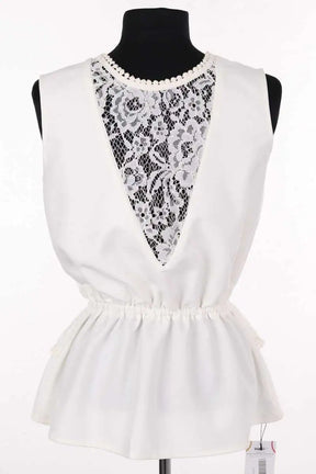 Top sans manche Saaj Blanc en Synthétique