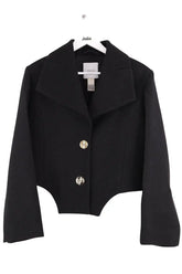 Veste Patou Noir en Laine, taille S - Seconde Main