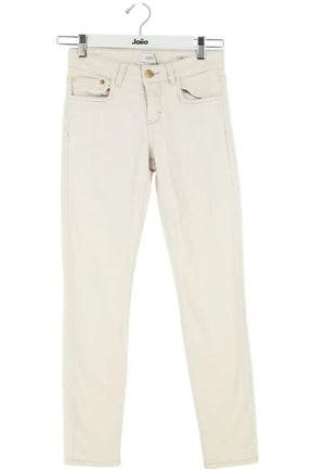 Jean droit Closed Beige en Coton, taille S - Seconde Main