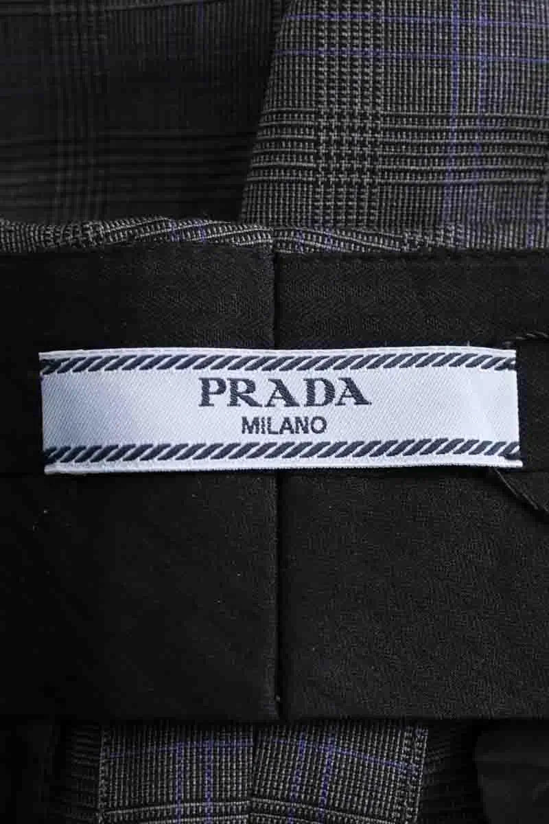 Pantalon Prada Gris en Laine