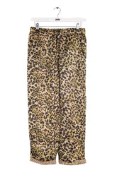 Pantalon Leon & Harper Doré en Viscose, taille S - Seconde Main