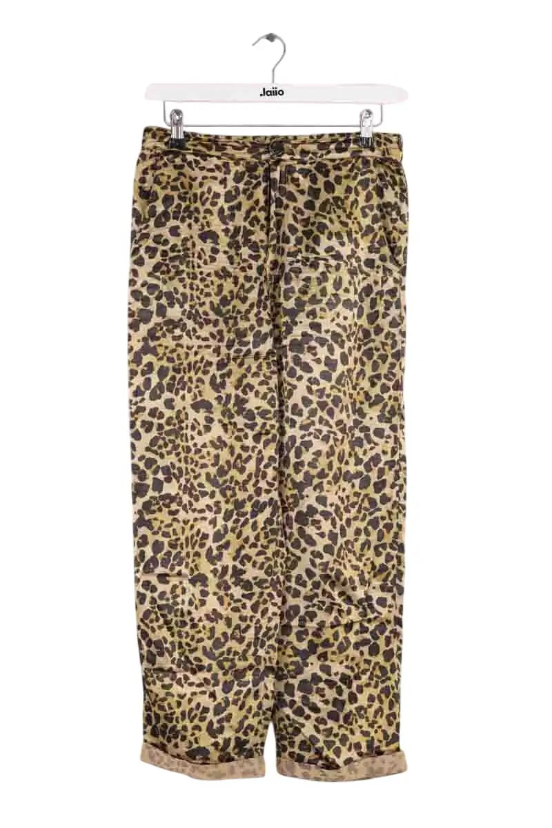 Pantalon Leon & Harper Doré en Viscose, taille S - Seconde Main