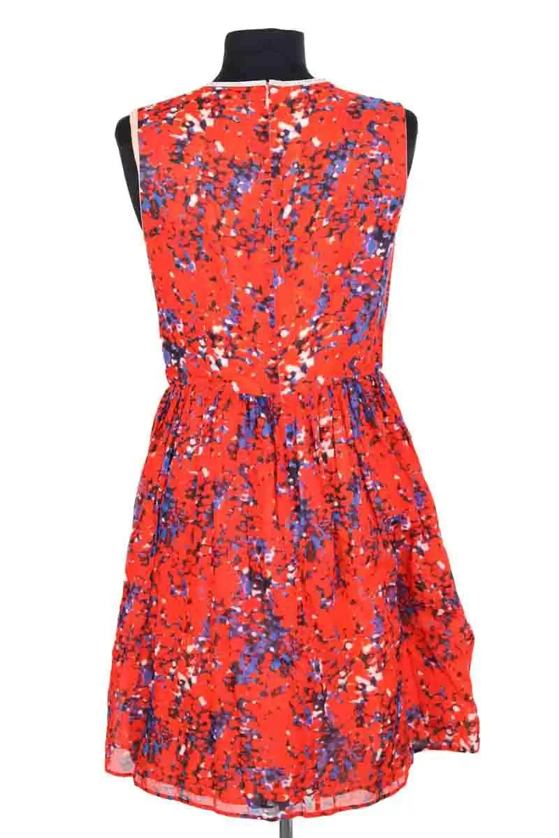 Robe Carven Rouge en Coton