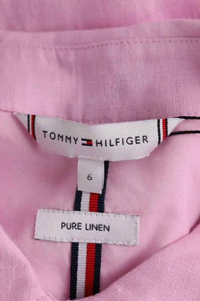 Robe Tommy Hilfiger Rose en Lin