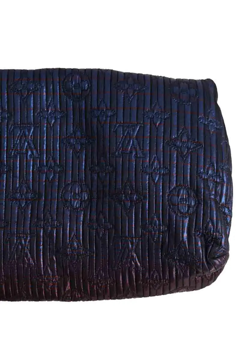 Pochette en soie Louis Vuitton Altair en jacquard matelassé monogram de louis vuitton Bleu en Tissu