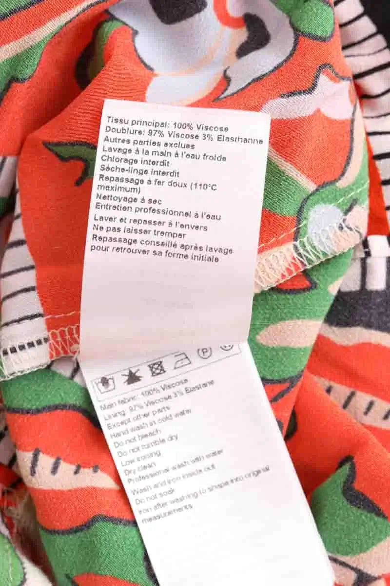Robe Ba&Sh Orange en Viscose