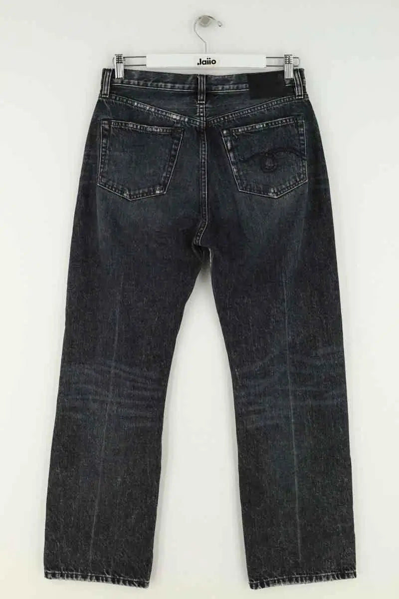 Jean droit R13 Noir en Coton
