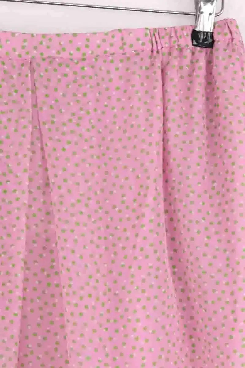 Jupe Roseanna Muse Rose en Soie