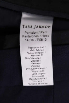 Pantalon large Tara Jarmon Bleu en Viscose