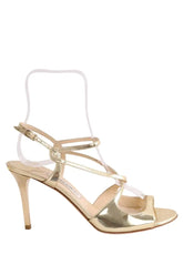 Talons Jimmy Choo Doré en Cuir, taille 40 - Seconde Main
