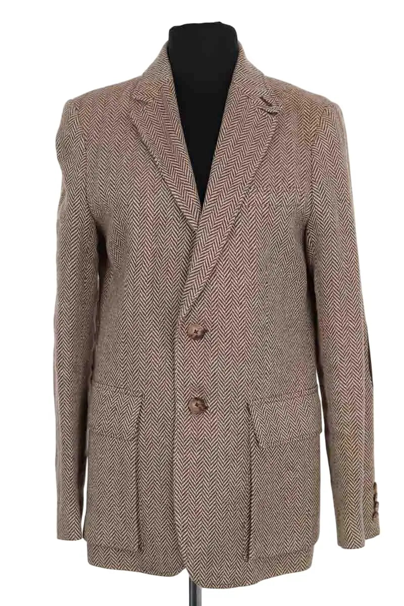 Blazer Ralph Lauren Marron en Laine, taille M - Seconde Main