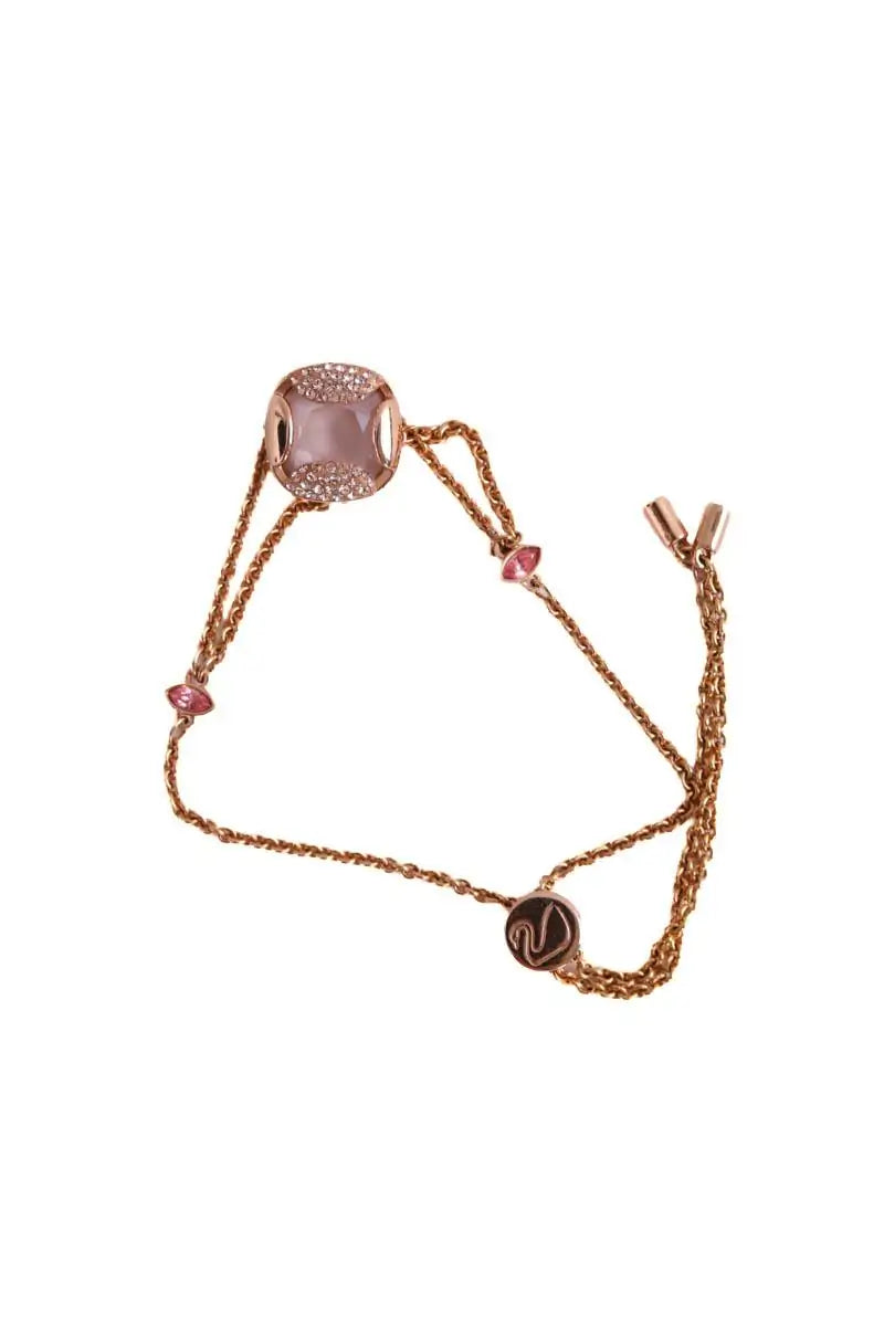 Bracelet Swarovski Rose en Acier