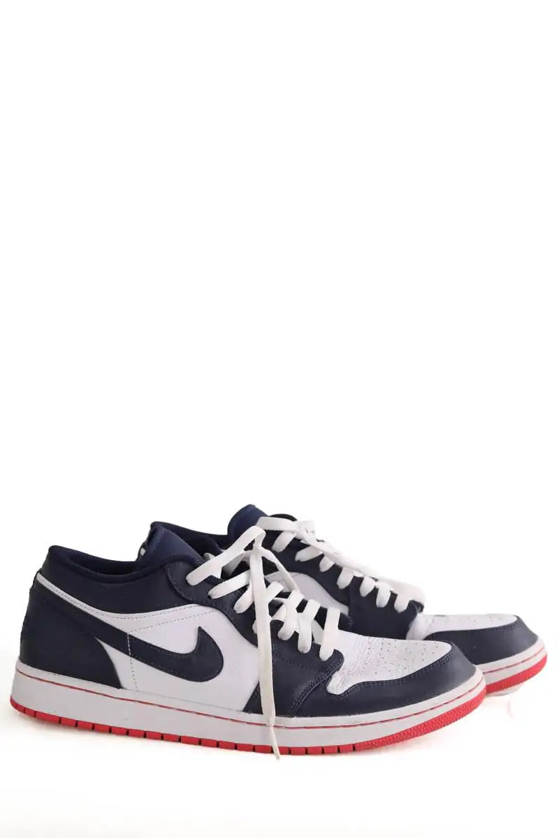 Baskets basses Nike Marine en Cuir