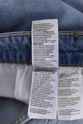 Jean slim Calvin Klein Bleu en Coton
