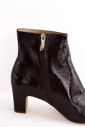 Boots LK Bennett Conway Bordeaux en Cuir verni
