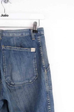 Jean droit Ba&Sh Bleu en Coton
