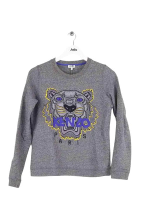 Pull Kenzo Gris en Coton, taille S - Seconde Main