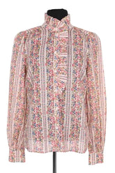 Blouse Sézane Beige en Coton, taille S - Seconde Main