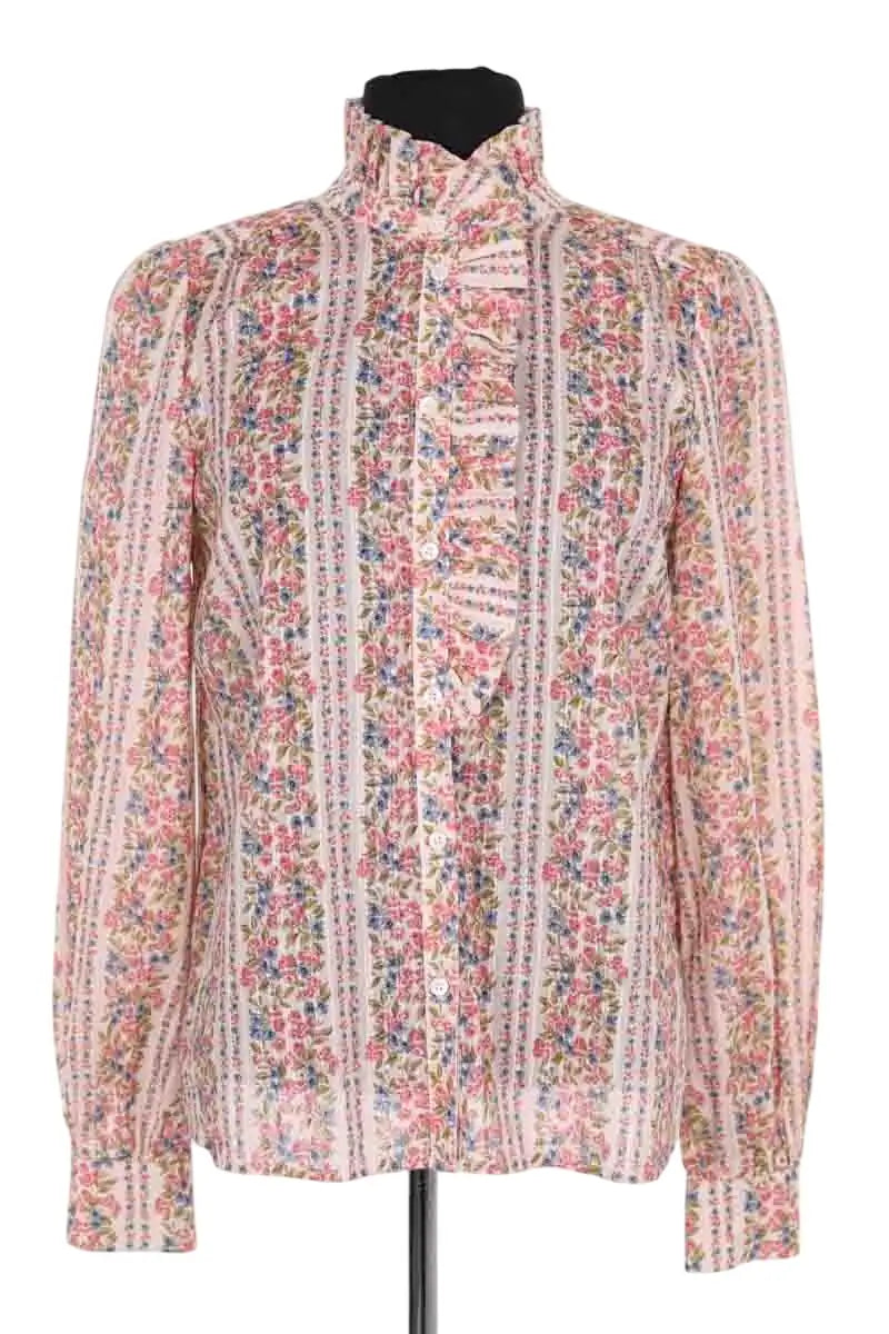 Blouse Sézane Beige en Coton, taille S - Seconde Main