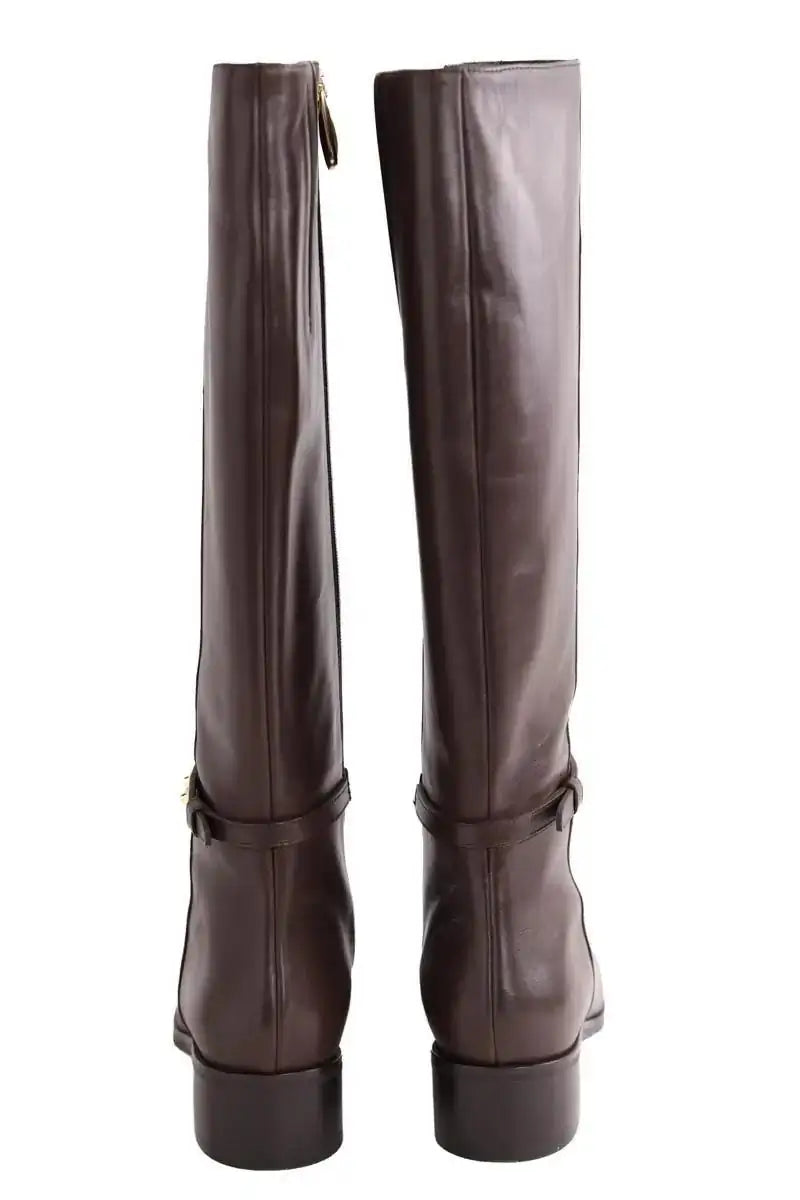 Bottes LK Bennett Stevie Marron en Cuir
