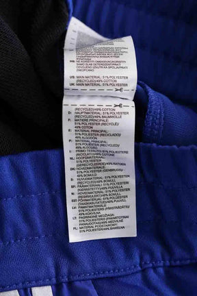 Pantalon droit Adidas Bleu en Synthétique