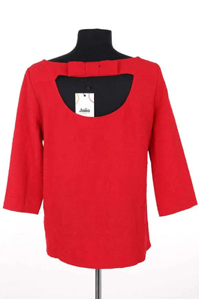 Blouse Claudie Pierlot Rouge en Synthétique