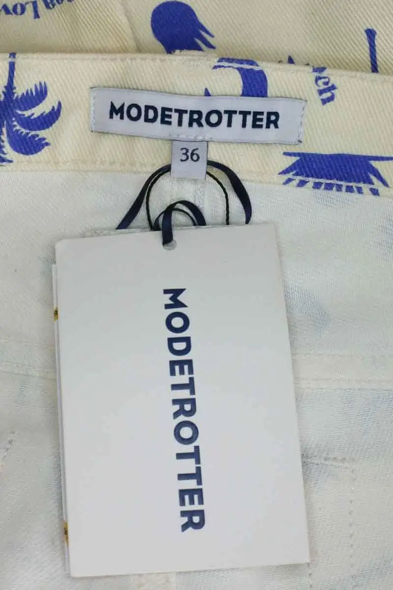 Jean droit Modetrotter Beige en Coton