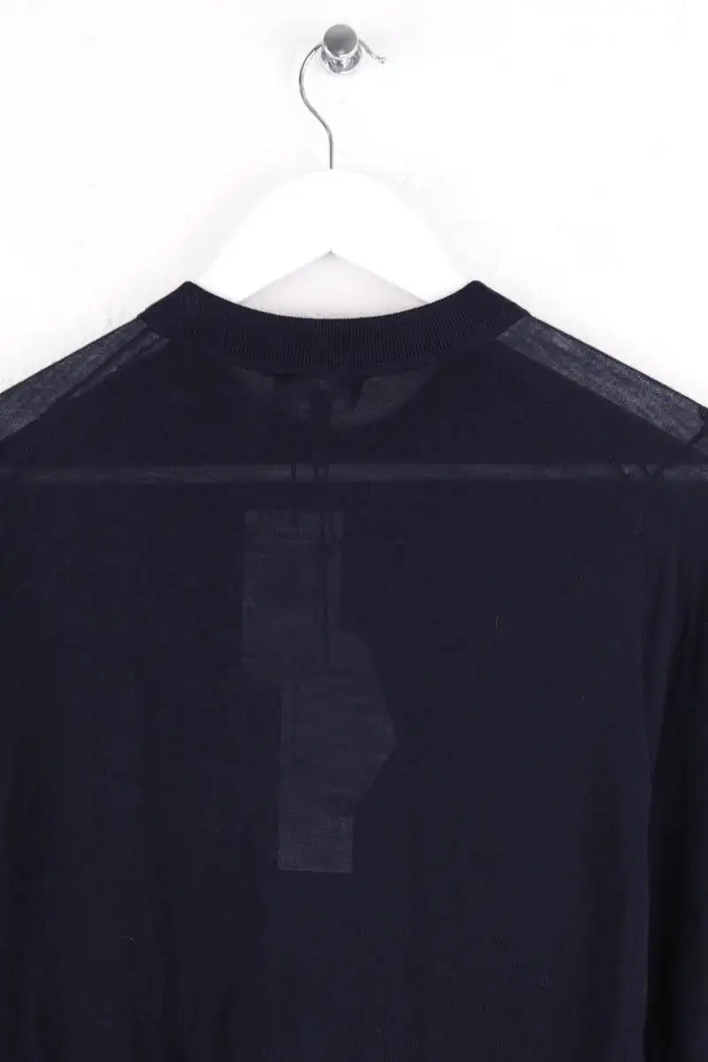 Cardigan ME + EM Bleu en Laine