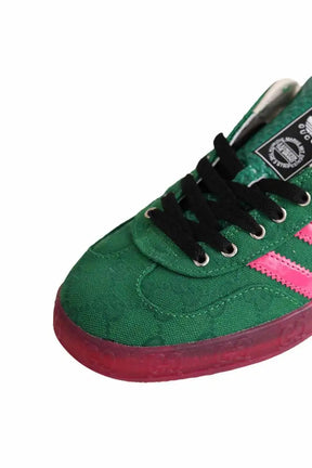 Baskets Gucci Vert en Tissu