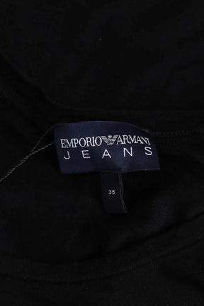 T-shirt Emporio Armani Noir en Viscose