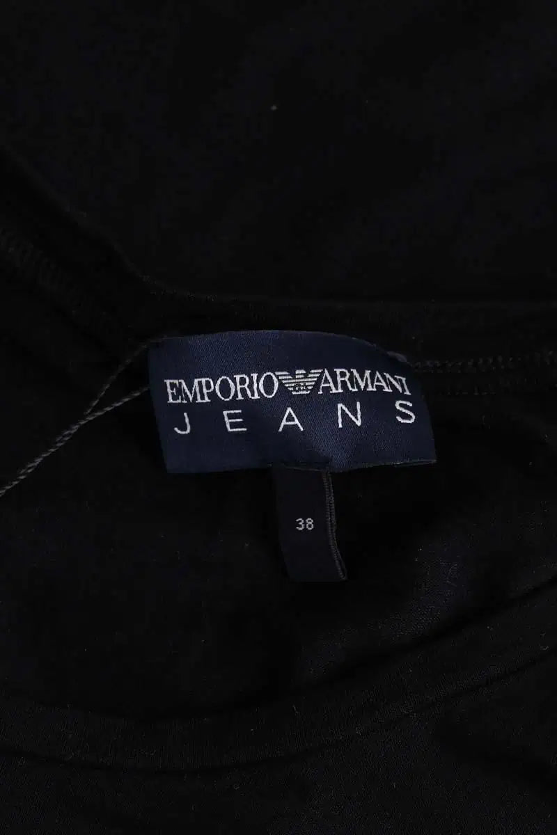 T-shirt Emporio Armani Noir en Viscose