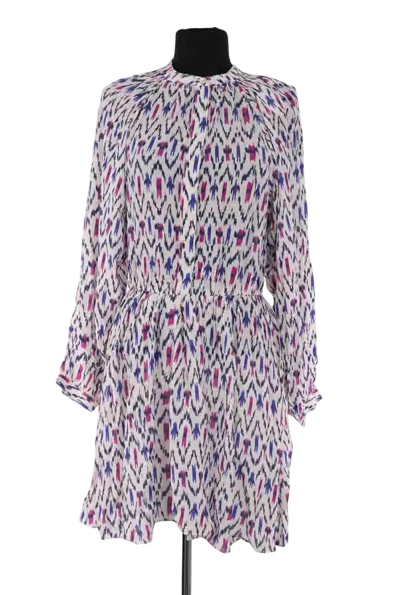 Robe Isabel Marant Étoile Blanc en Viscose, taille XS - Seconde Main