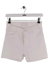 Mini short Mother The dazzler shift fray short Blanc en Coton, taille S - Seconde Main