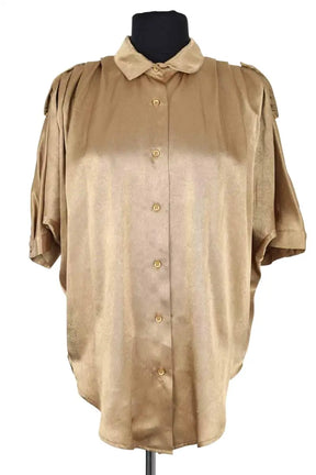 Chemise Carolina Ritzler Doré en Synthétique, taille XS - Seconde Main