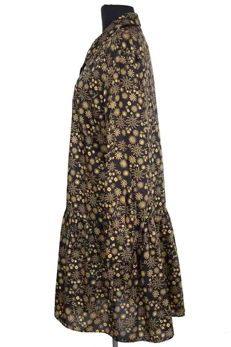 Robe Sandro Noir en Synthétique