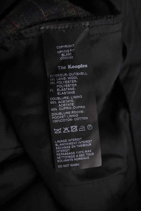 Pantalon de costume The Kooples Noir en Laine