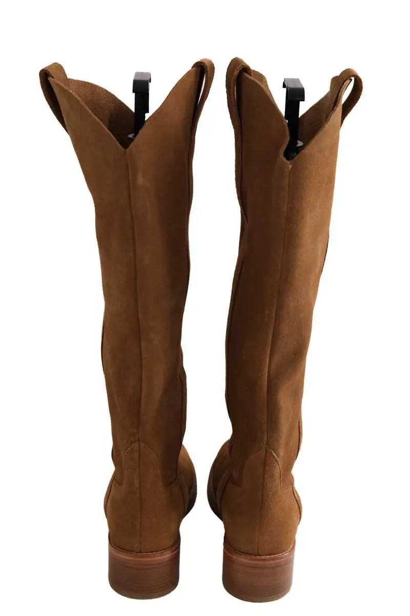 Bottes Ba&Sh Camel en Daim