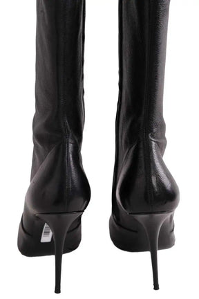 Bottes Saint Laurent Noir en Cuir