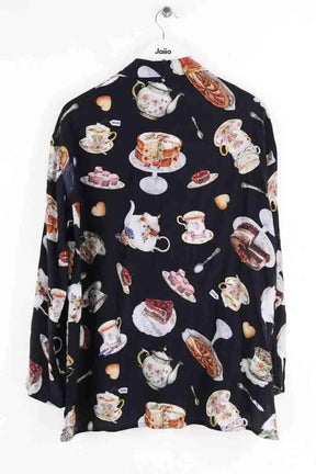 Chemise Moschino Noir en Soie