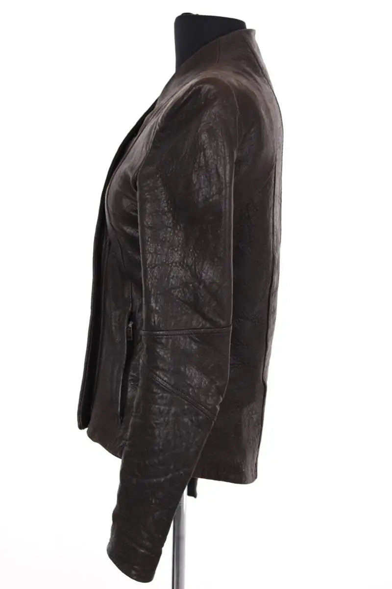 Veste Helmut Lang Marron en Cuir