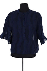 Blouse Balzac Marine en Viscose, taille M - Seconde Main