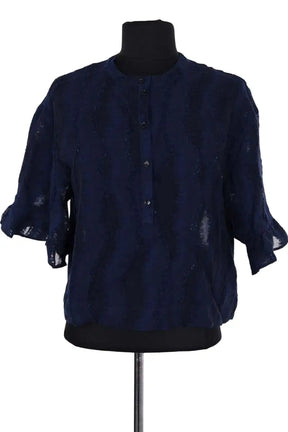 Blouse Balzac Marine en Viscose, taille M - Seconde Main