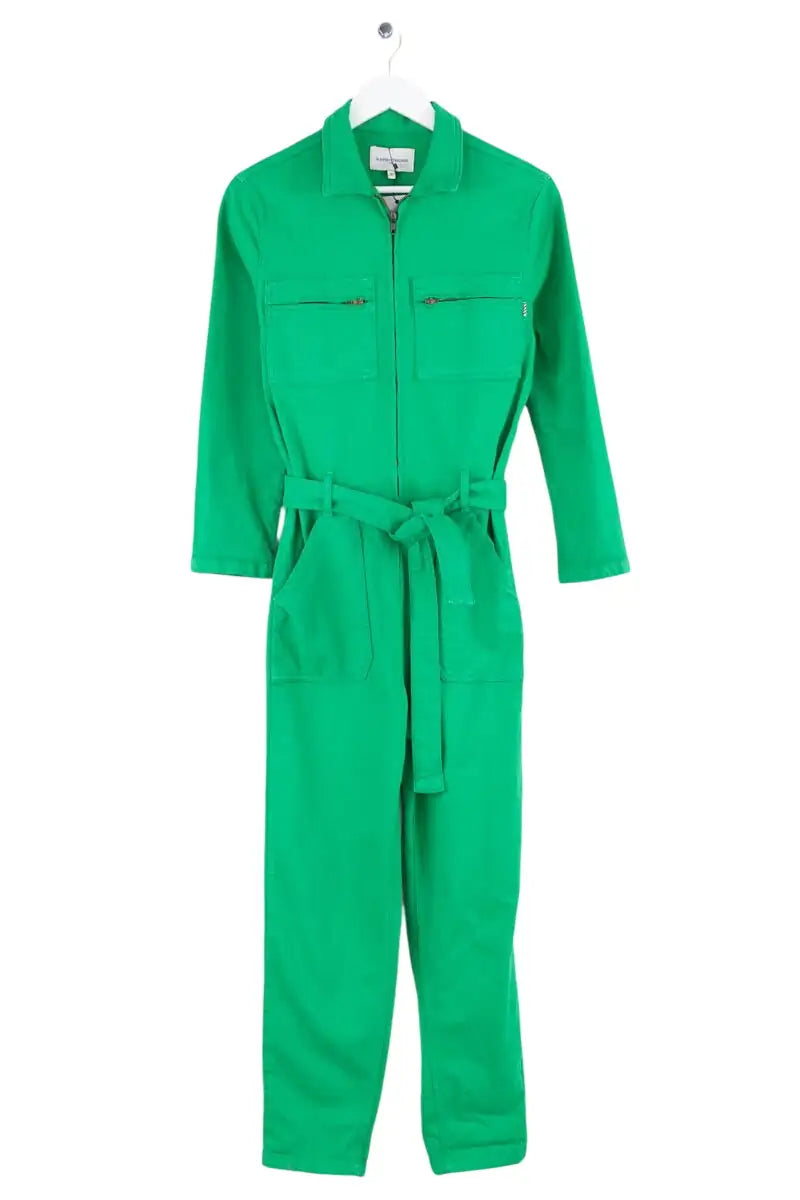 Combinaison La Petite Française Vert en Coton, taille S - Seconde Main