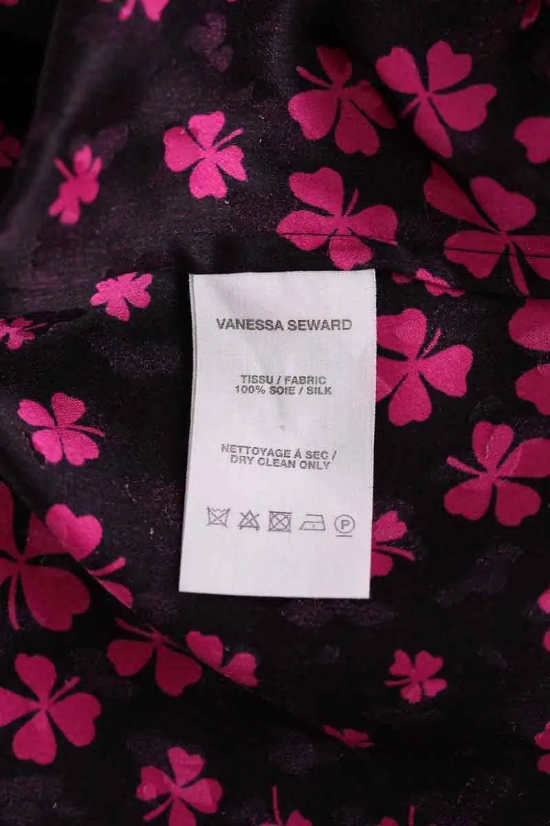 Chemise Vanessa Seward Rose en Soie